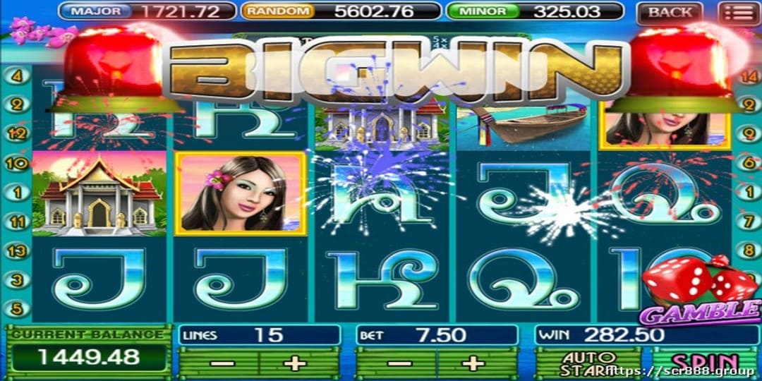 Thai Paradise Mega888 Free spins, mystery scatter symbols, big wins.